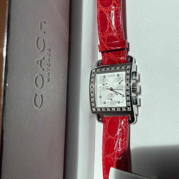 Coach 💎 ✨ DIAMOND ✨💎 HP 🌟 Legacy Harness Limited Edition watch - Picture 5 of 12